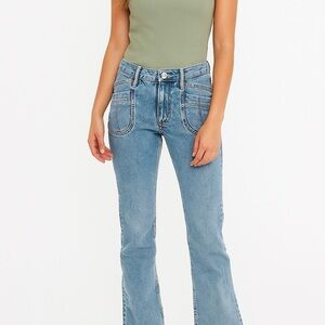 Free People We The Free Women’s Jeans Size 25 Flare, Retro 70’s style
